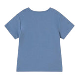 Mayoral T-Shirt Tinta Unita con Stampa per Bambino 11058J BLU MAYORAL 
