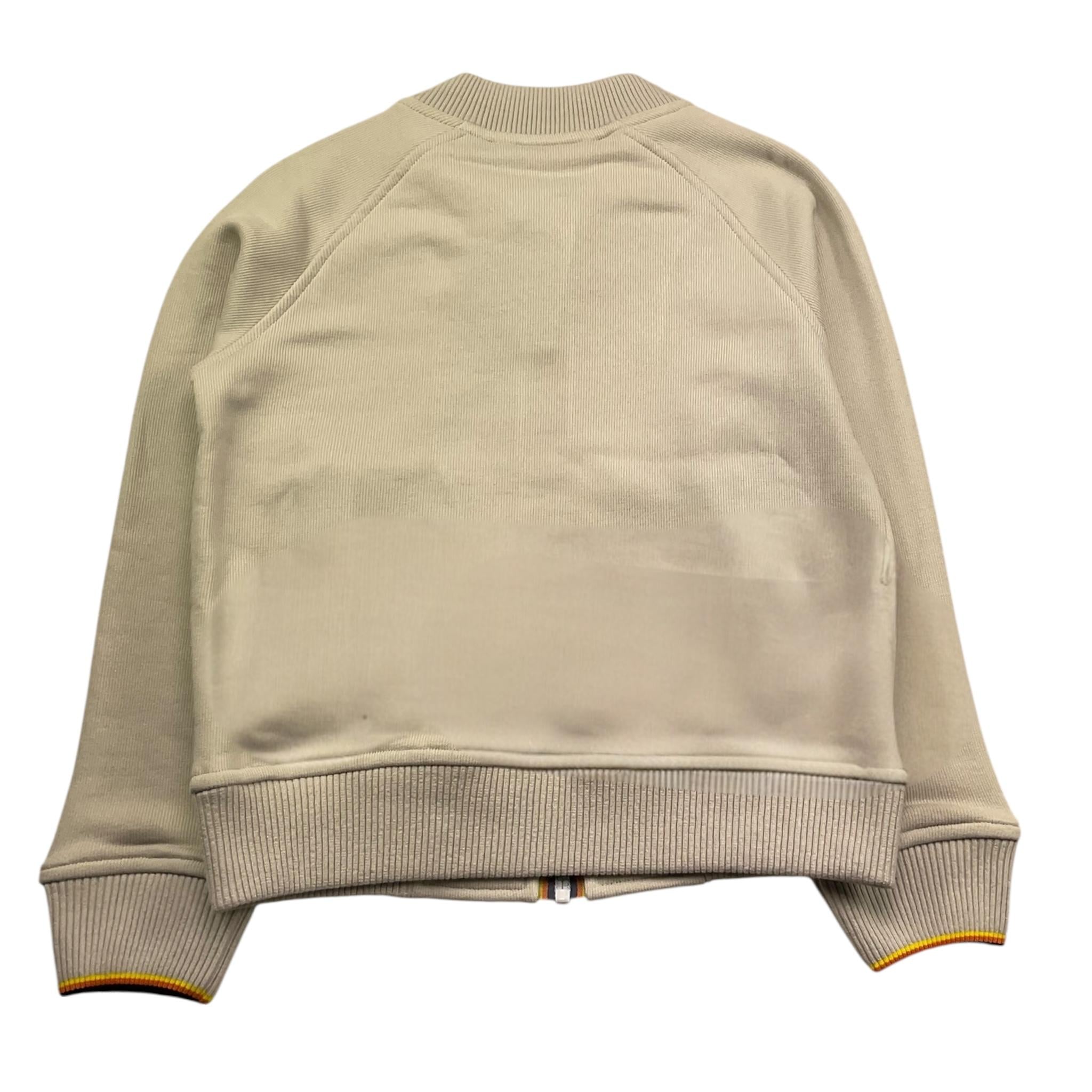 K-Way Felpa con Zip Tinta Unita  per Bambino K2148JW BEIGE K-WAY 