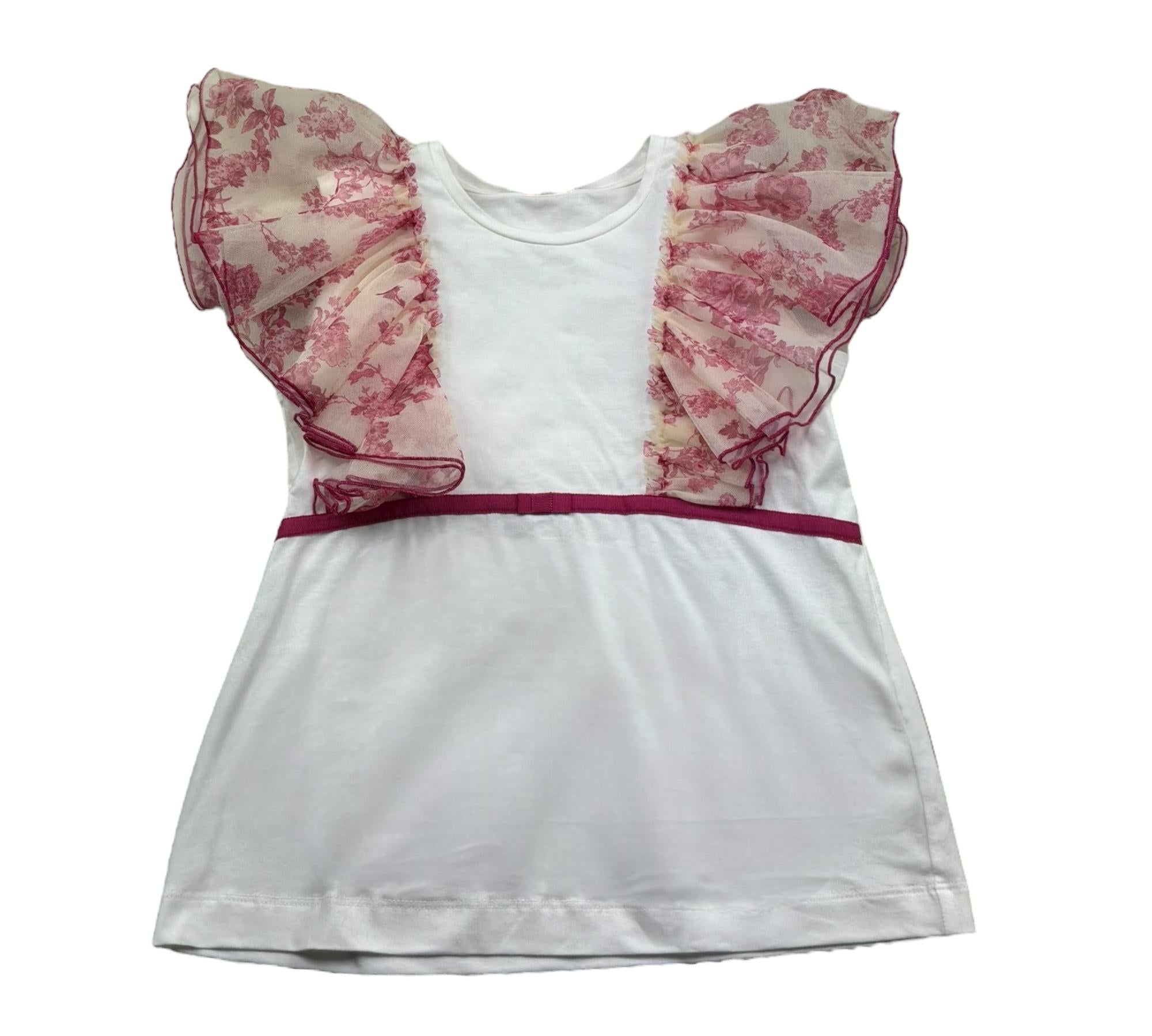 Monnalisa Completo 2 Pezzi T-Shirt-Gonna per Bambina 719702 PANNA MONNALISA 