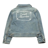 Daniele Alessandrini Giubbino In Denim Tinta Unita per Neonato 1295OD00172X AZZURRO DANIELE ALESSANDRINI 