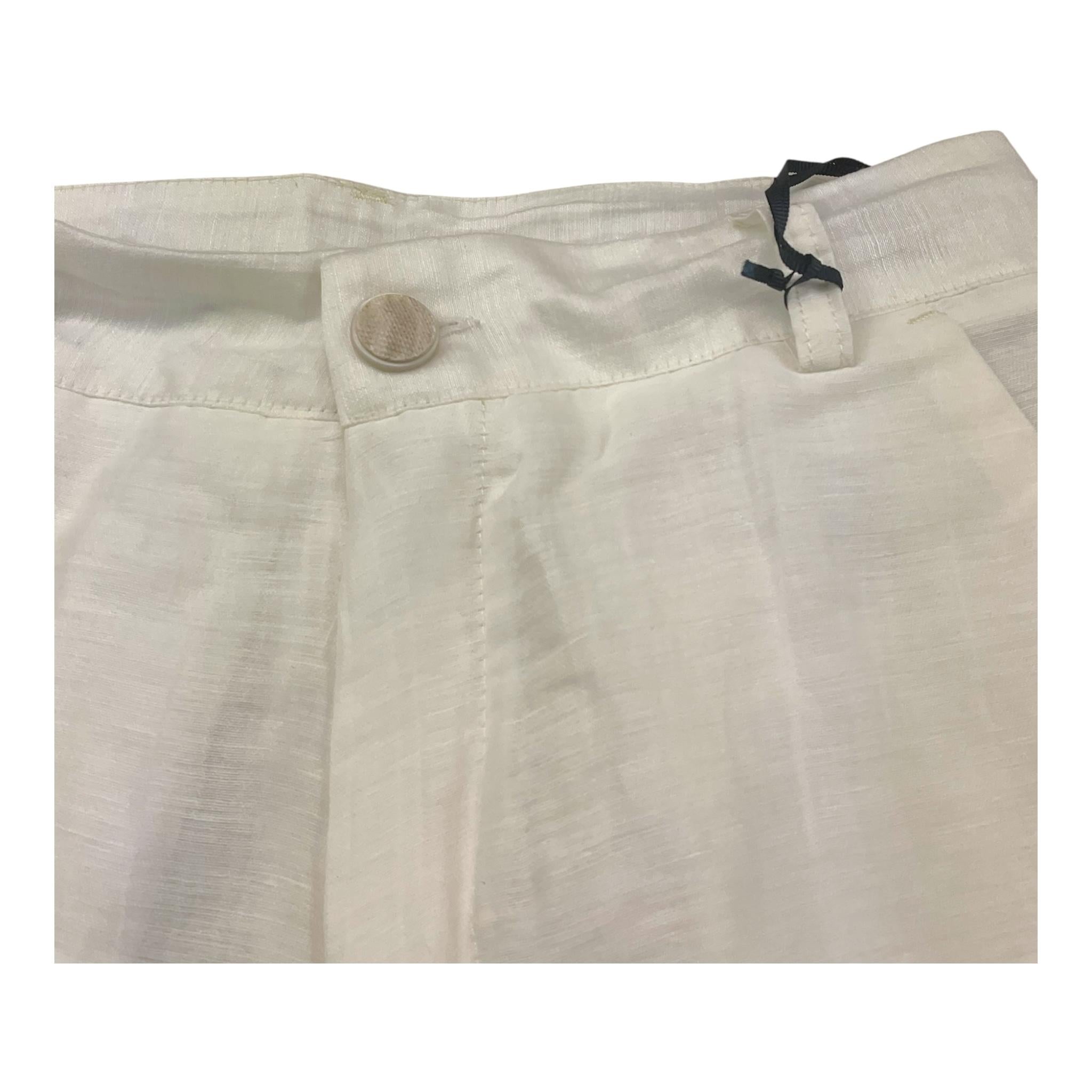 Emanuel Pris Bermuda Tinta Unita con Girovita Regolabile per Bambino EBM5110B BIANCO EMANUEL PRIS 