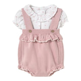 Mayoral Completo 2 Pezzi Ghettina-Camicia per Neonata 1661 BIANCO/ROSA MAYORAL 