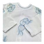 Le Bebe Tutina Manica Lunga Tinta Unita con Stampe per Neonato LBB5256 BIANCO LE BEBE 