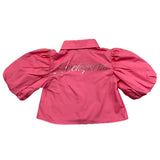 Gaelle Camicia Mezza Manica Tinta Unita con Logo per Bambina 2746CY00442 ROSA GAELLE 