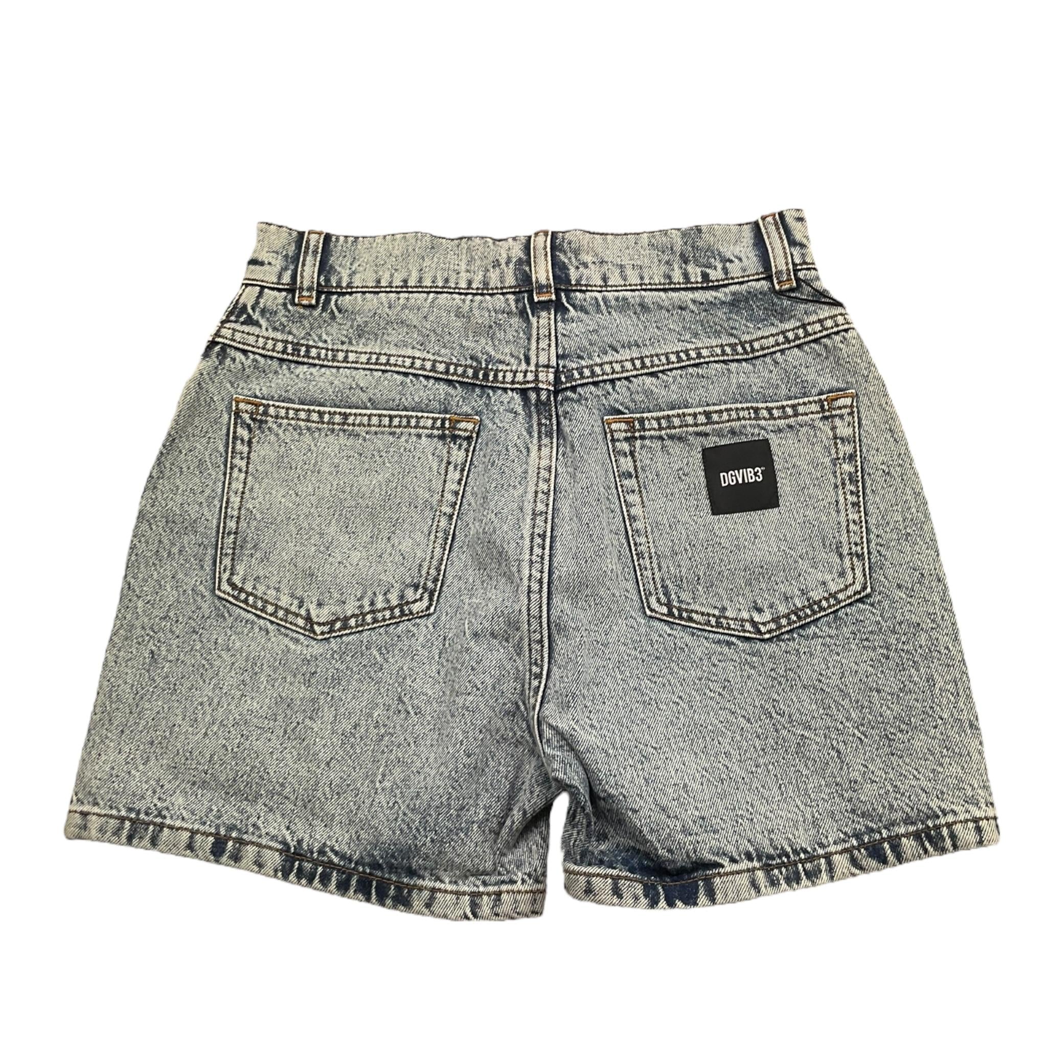 Dolce & Gabbana Short In Denim Tinta Unita con Stampa per Bambina L83Q25LDC30 AZZURRO DOLCE & GABBANA 
