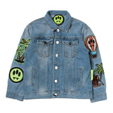 Barrow Kids Giubbino In Denim Tinta Unita per Bambino 032949 AZZURRO BARROW KIDS 