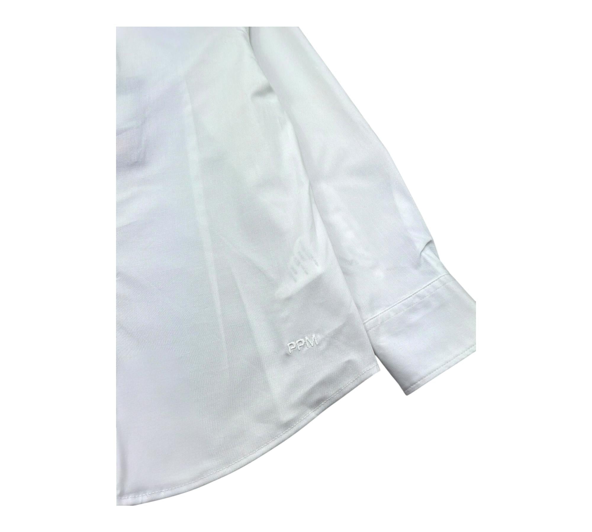 Paolo Pecora Camicia Manica Lunga Tinta Unita per Bambino PP4237 BIANCO PAOLO PECORA 