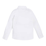 Guess Camicia Tinta Unita con Logo per Neonato N81H09WE5W0 BIANCO GUESS 