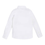 Guess Camicia Tinta Unita con Logo per Neonato N81H09WE5W0 BIANCO GUESS 
