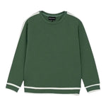 Emporio Armani Felpa Girocollo Tinta Unita  per Bambino EB000146 VERDE EMPORIO ARMANI 