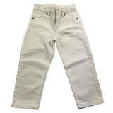 Dondup Jeans Tinta Unita Con 5 Tasche Bianco Per Bambina DU6P80 BIANCO DOU DOU 