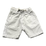 Jeckerson Bermuda Tinta Unita Con Elastico In Vita Bianco Per Neonato