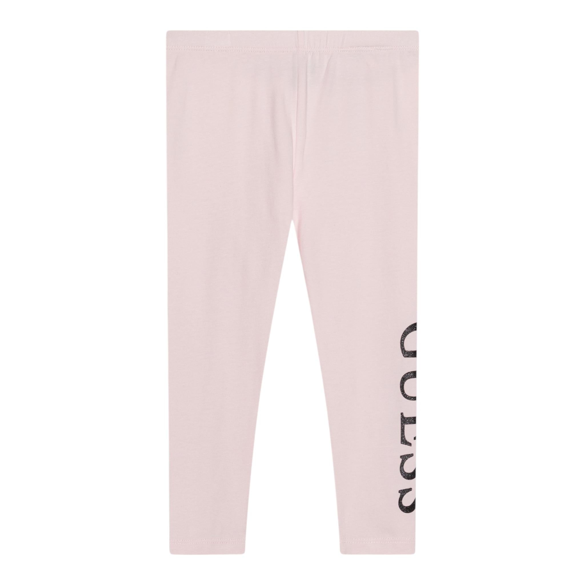 Guess Leggins Tinta Unita con Logo per Neonata K3YB0182K0 ROSA GUESS 