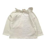 PLEASE shirt tinta unita con colletto velato Bianco per Neonata ML79030G64 BIANCO PLEASE 