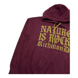 JOHN RICHMOND maglia con cappuccio tinta unita con stampa Bordeaux per Bambino RBA25053MA BORDEAUX JOHN RICHMOND 