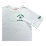 Saint Barth T-Shirt Girocollo Tinta Unita con Stampa per Bambino 00839L BIANCO SAINT BARTH 