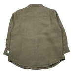 Il Gufo Camicia Manica Lunga Tinta Unita Collo Coreano per Bambino P21CL016L6006 VERDE IL GUFO 