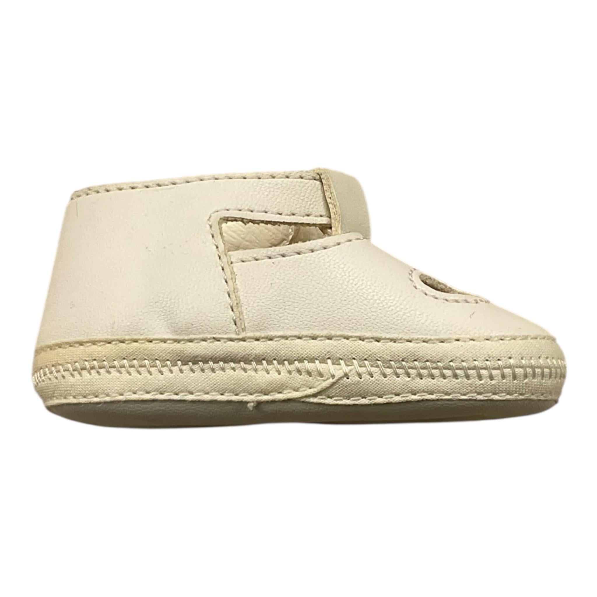 ALETTA sandalo tinta unita con trafori Panna per Neonato ST9606 PANNA ALETTA 