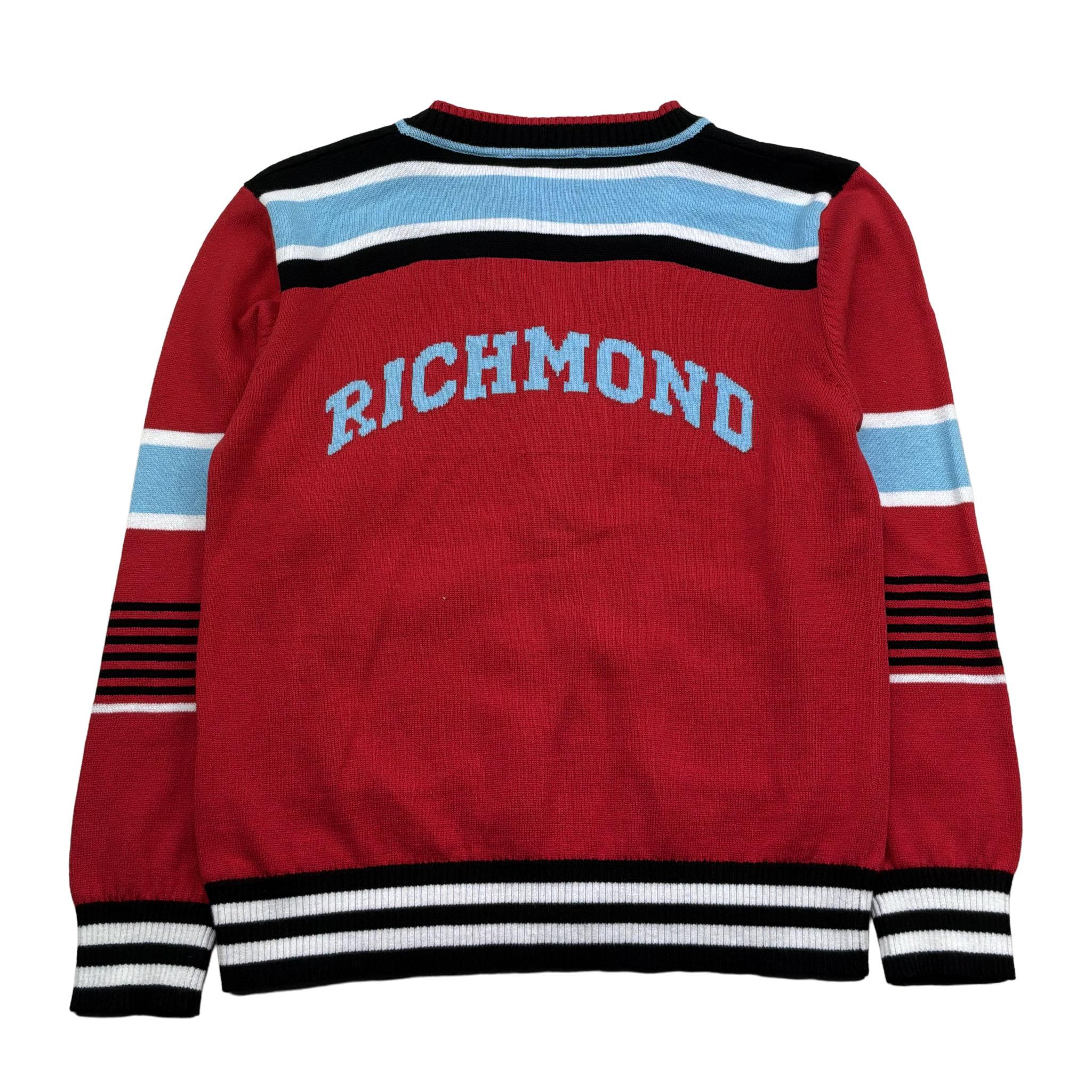 John Richmond Cardigan Tinta Unita con Stampa per Bambino RBP26127CD ROSSO JOHN RICHMOND 