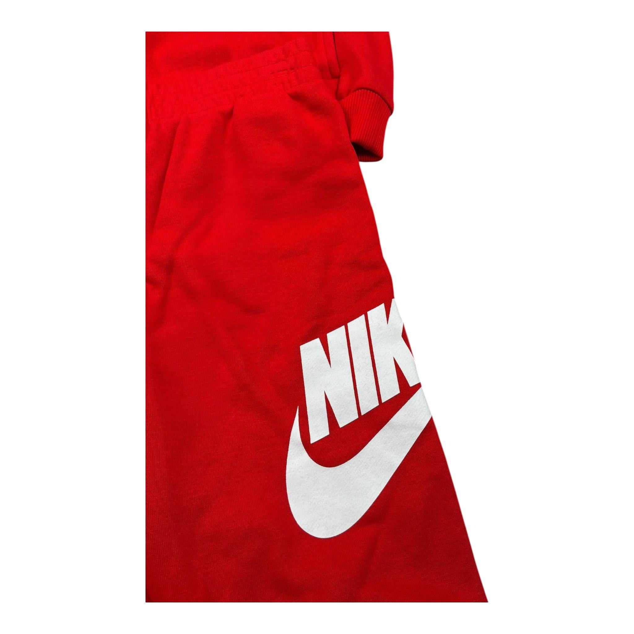 Nike Completo 2 Pezzi Felpa-Pantalone Tinta Unita per Bambino 86L595 ROSSO NIKE 