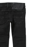 Diesel Jeans Tinta Unita con Girovita Regolabile per Bambino 00J3RN NERO DIESEL 