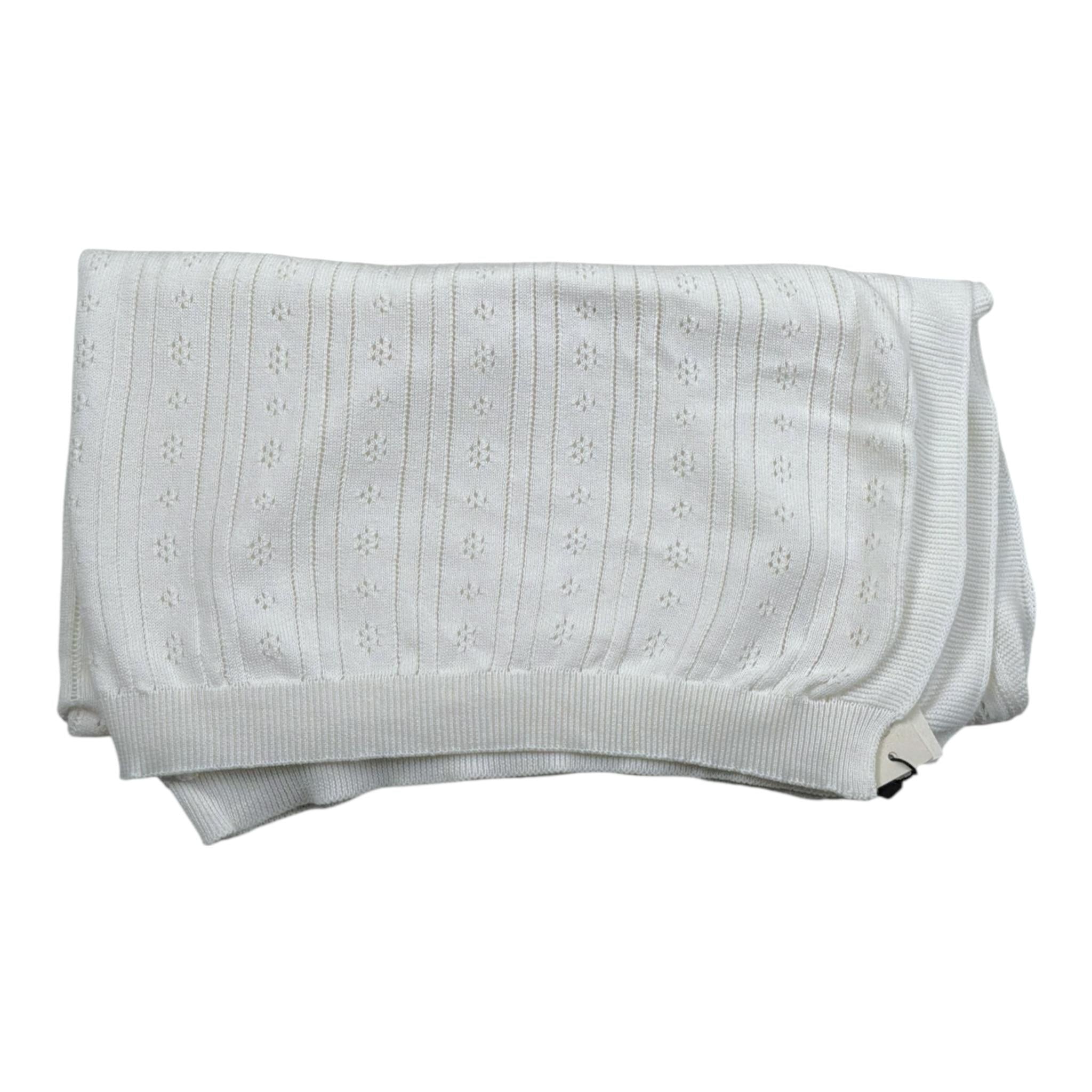 Maglifici di Verona Coperta Tinta Unita  per Neonata 045331 BIANCO MAGLIFICI DI VERONA 