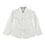 Le Bebe' Camicia Tinta Unita con Logo per Neonato LBB4095 BIANCO LE BEBE' 