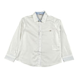 Le Bebe' Camicia Tinta Unita con Logo per Neonato LBB4095 BIANCO LE BEBE' 