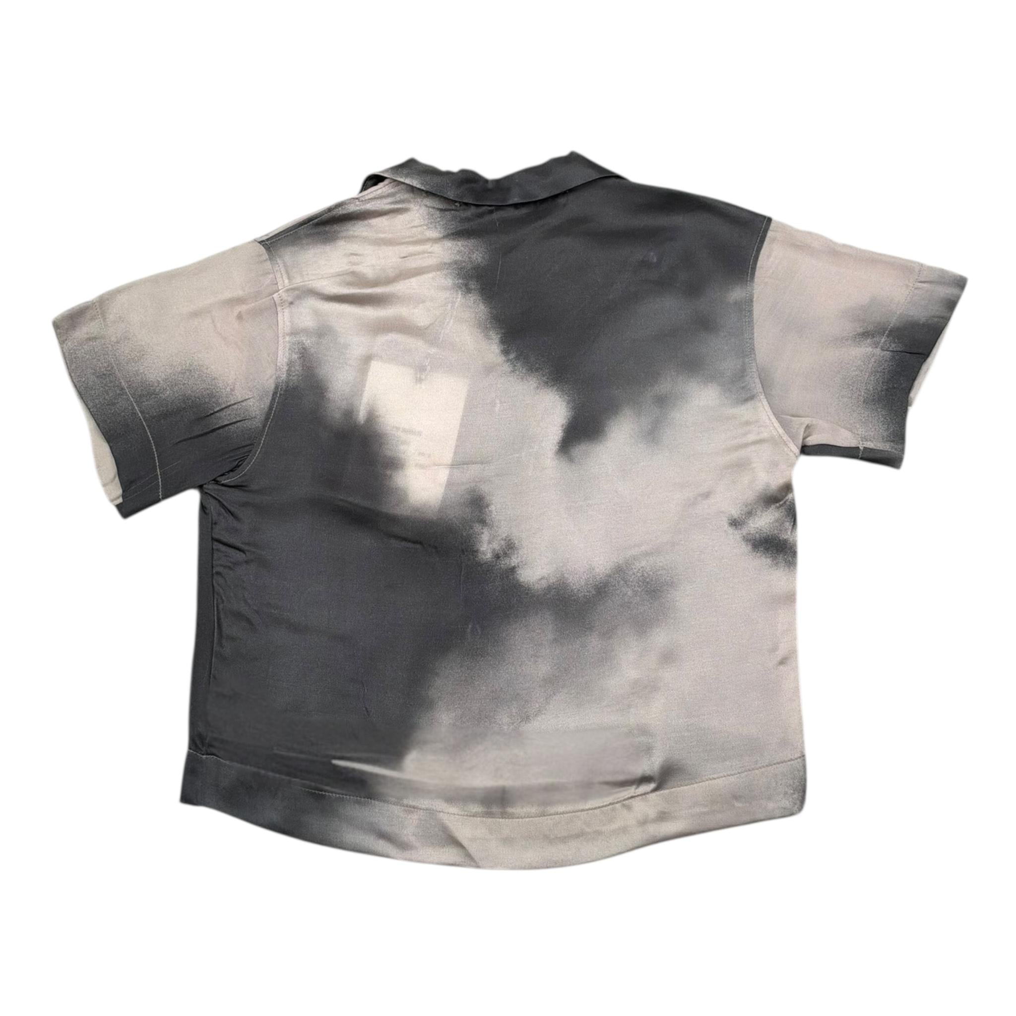 I'M Brian Camicia Mezza Manica Bicolore con Fantasia per Neonato CA3288JNX GRIGIO I'M BRIAN 