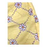 Marni Short Tinta Unita Con Fantasia Margherite Giallo Per Neonata