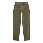 Guess Pantalone Tinta Unita con Elastico In Vita per Bambino L5RB09WF7B1 VERDE GUESS 