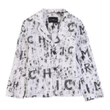 John Richmond Giacca Tinta Unita Logata per Bambino RBP24146GCHB BIANCO JOHN RICHMOND 