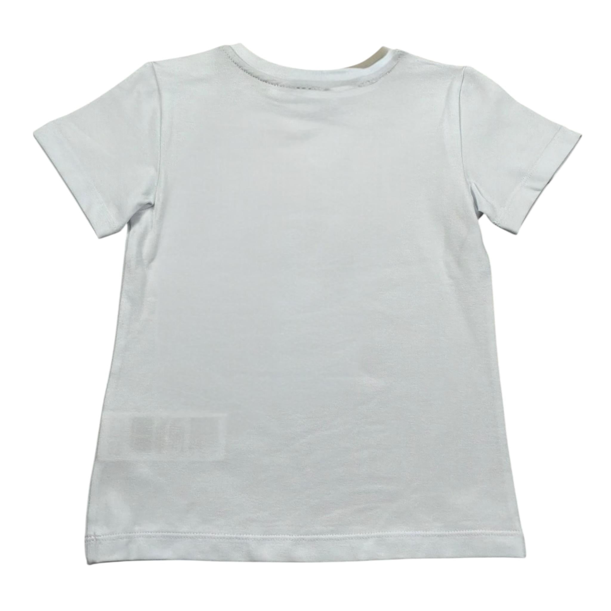 Siviglia T-Shirt Girocollo Tinta Unita con Stampa per Neonato SVNTS17286 BIANCO SIVIGLIA 