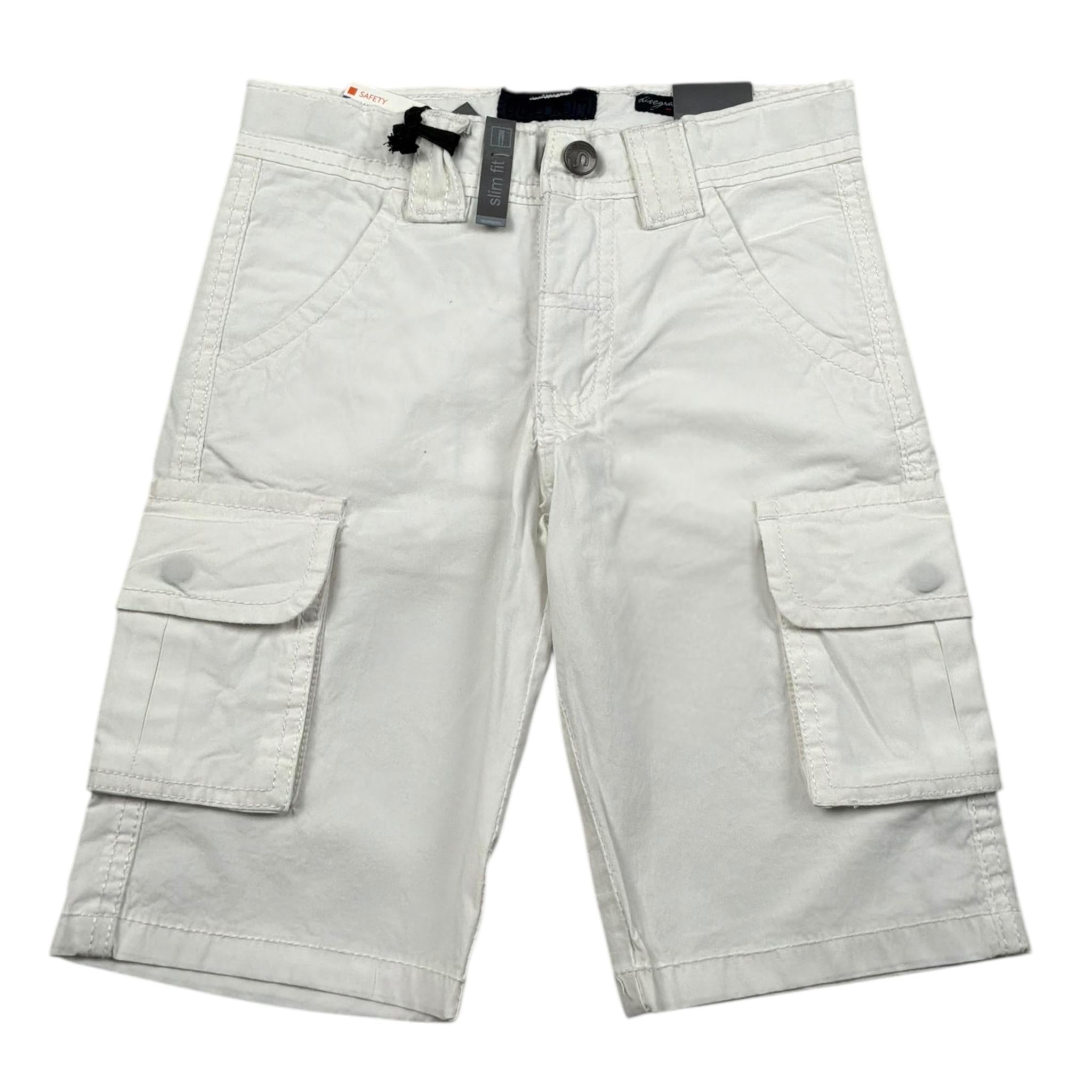 Sarabanda Bermuda Tinta Unita con Girovita Regolabile per Bambino 0J537J BIANCO SARABANDA 