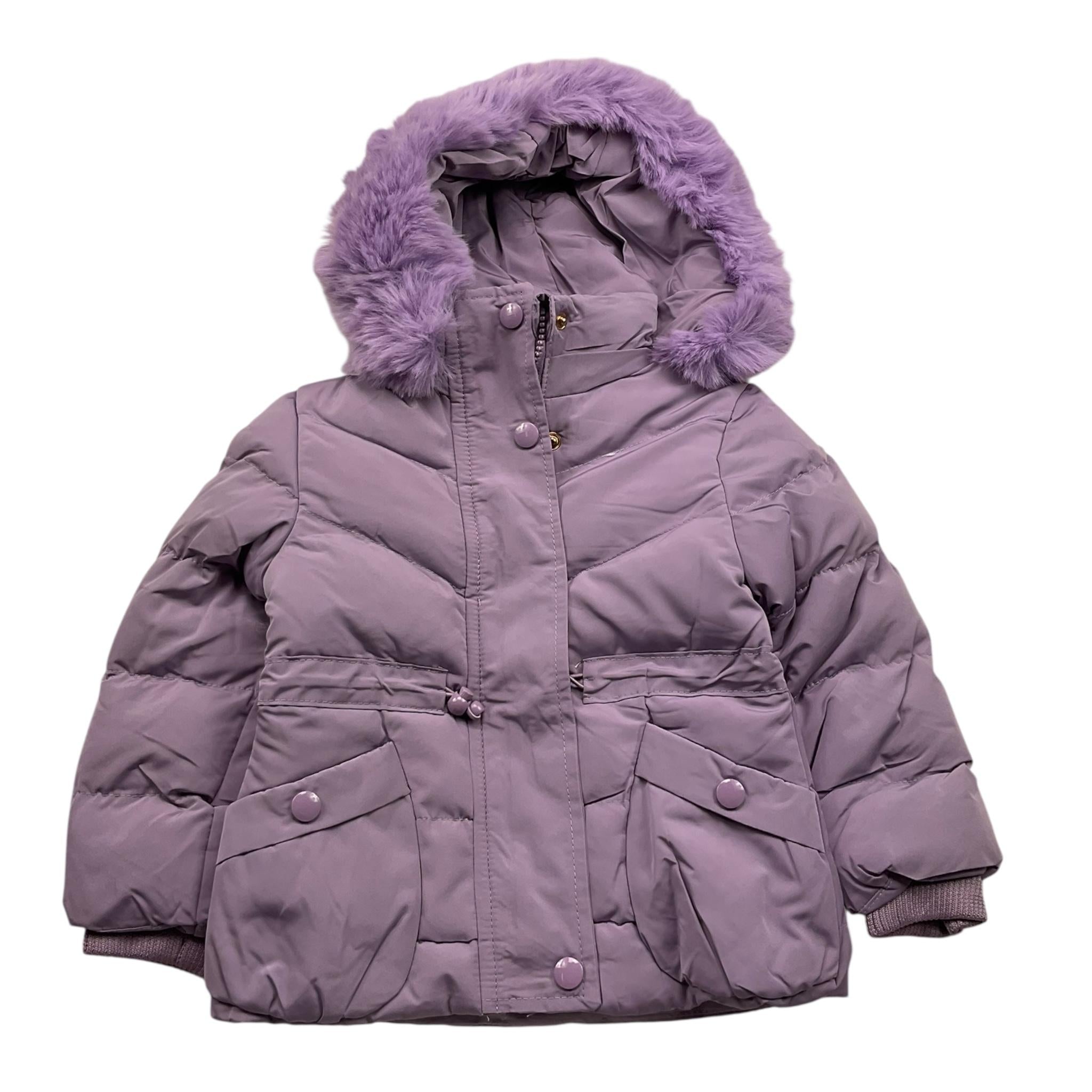 ANGEL KIDS giubbino tinta unita con zip e cappuccio Lilla per Neonata D763 LILLA ANGEL KIDS 