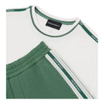 Emporio Armani Completo 2 Pezzi T-Shirt-Bermuda per Bambino EB000150 BIANCO/VERDE EMPORIO ARMANI 