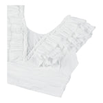 Fun & Fun Completo 2 Pezzi Top-Gonna Tinta Unita per Bambina FNCJSK00984 BIANCO FUN & FUN 