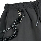 Over-D Pantalone Tinta Unita con Elastico In Vita per Bambino OK405PN NERO OVER-D 