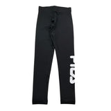 Fila Leggins Tinta Unita con Stampa per Bambina 688155 NERO FILA 