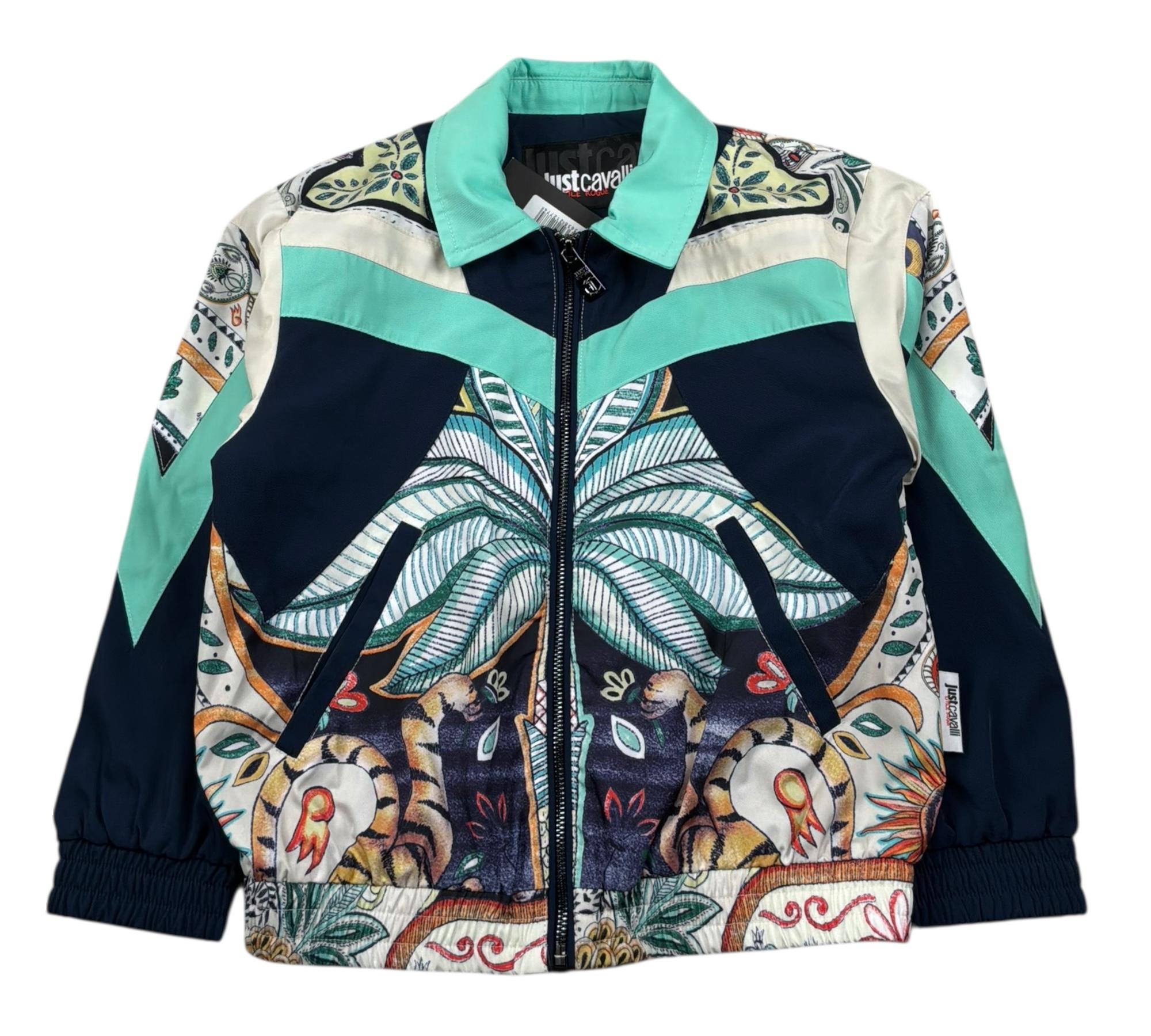 Just Cavalli Giubbino Stampa Fantasia con Zip per Bambino JBP26081GB MULTICOLOR JUST CAVALLI 