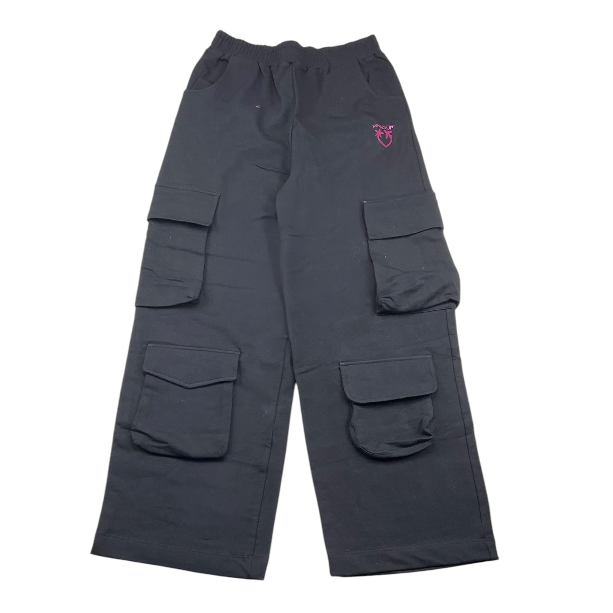 PINKO pantalone modello a palazzo tinta unita Nero per Bambina F4PIJGEP154 NERO PINKO 