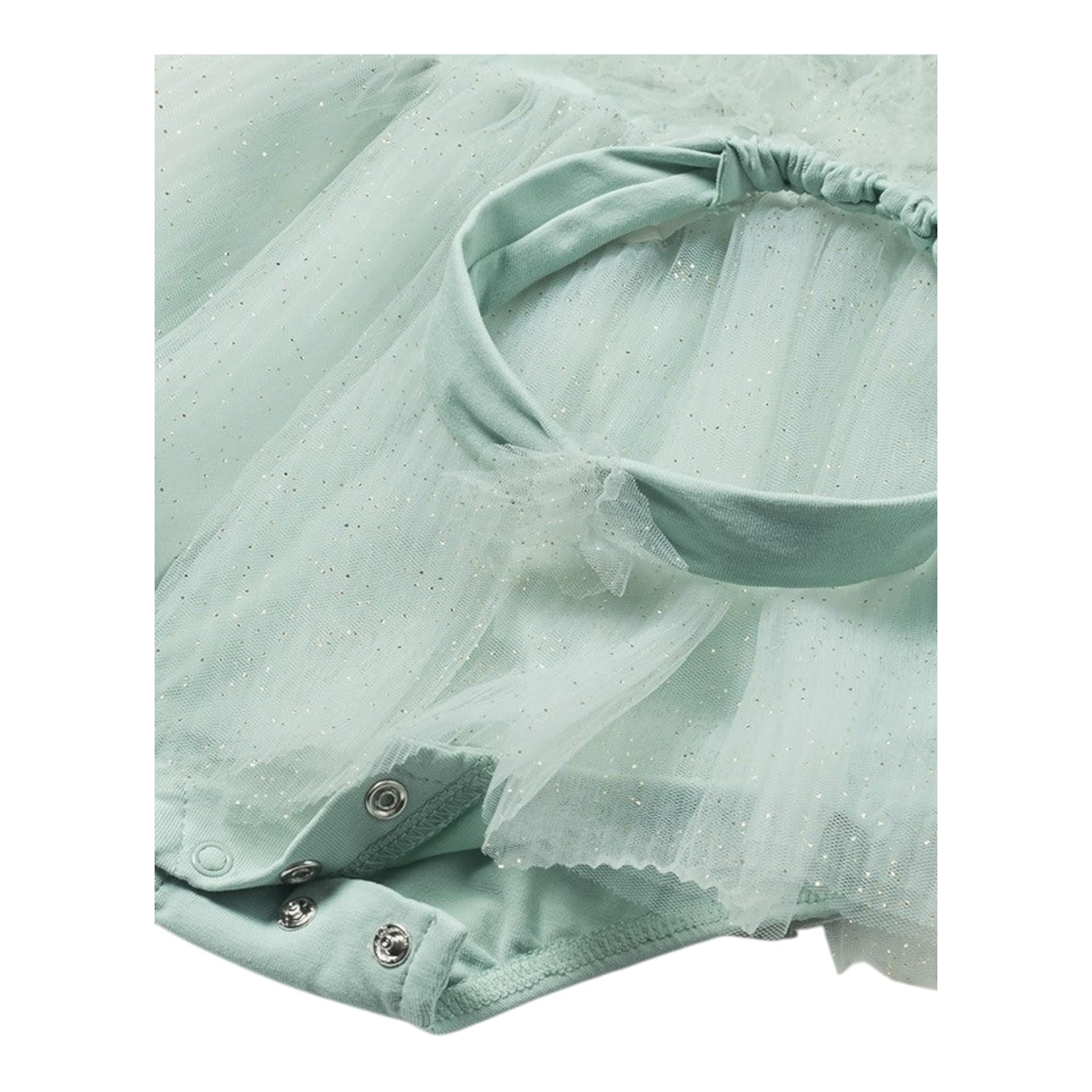 Mayoral Pagliaccetto Set-Fascia Tinta Unita per Neonata 1659 VERDE MAYORAL 