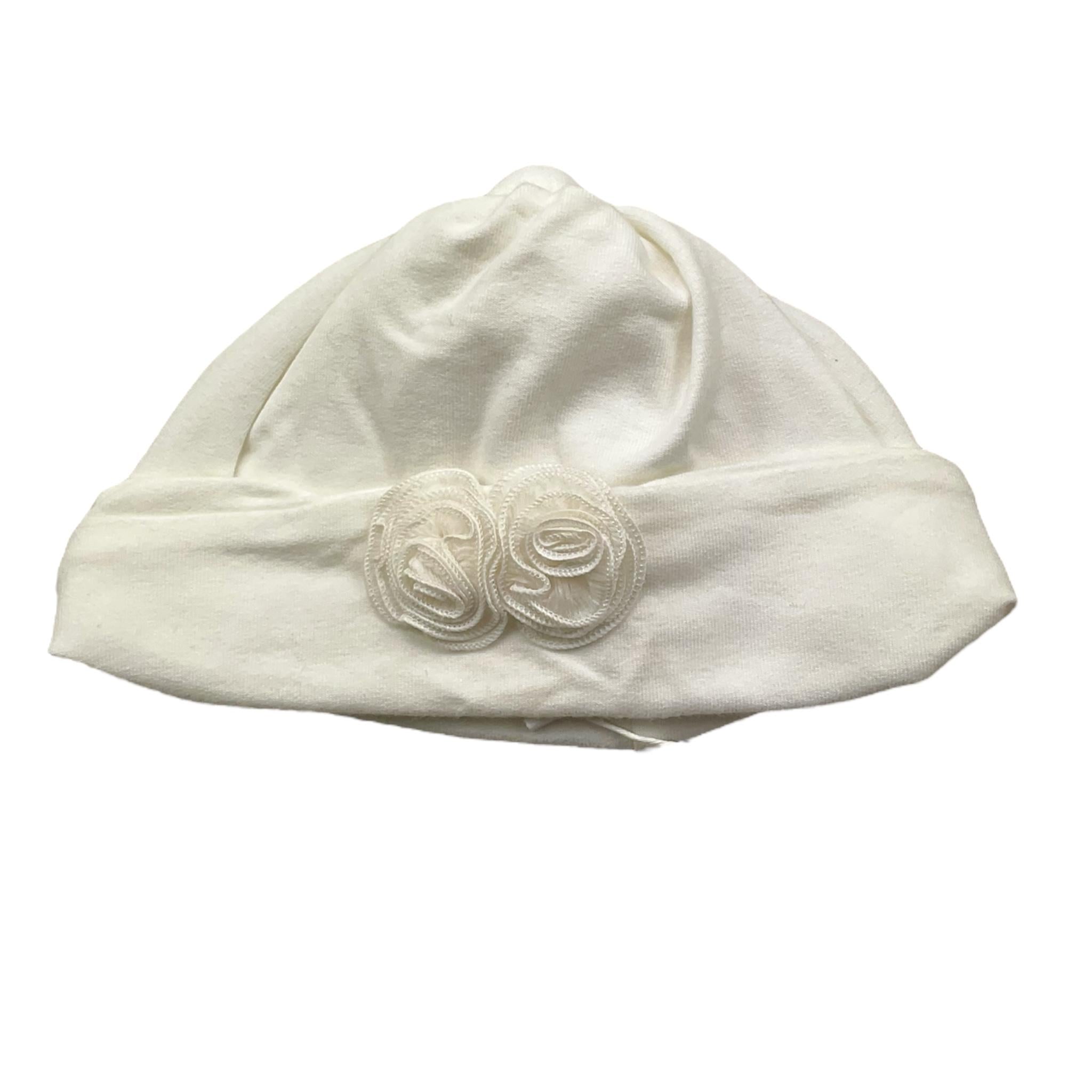 ALETTA cappello tinta unita con applicazione Bianco per Neonata RB999017F BIANCO ALETTA 