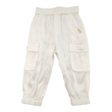 Liu Jo Pantalone Tinta Unita con Elastico In Vita per Bambina KA4024 BIANCO LIU JO 