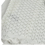 Juliana Completo 3 Pezzi Maglia-Ghettina-Cappello Bianco per Neonata 25036 BIANCO JULIANA 