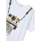 Mayoral T-Shirt Girocollo tinta unita Bianco per Bambino 3044X BIANCO MAYORAL 