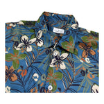 Manuel Ritz Camicia Manica Lunga Tinta Unita con Stampa Floreale per Bambino MR2893 BLU MANUEL RITZ 