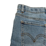 Levi'S Short In Denim Tinta Unita con Girovita Regolabile per Bambina 3EH272 AZZURRO LEVI'S 