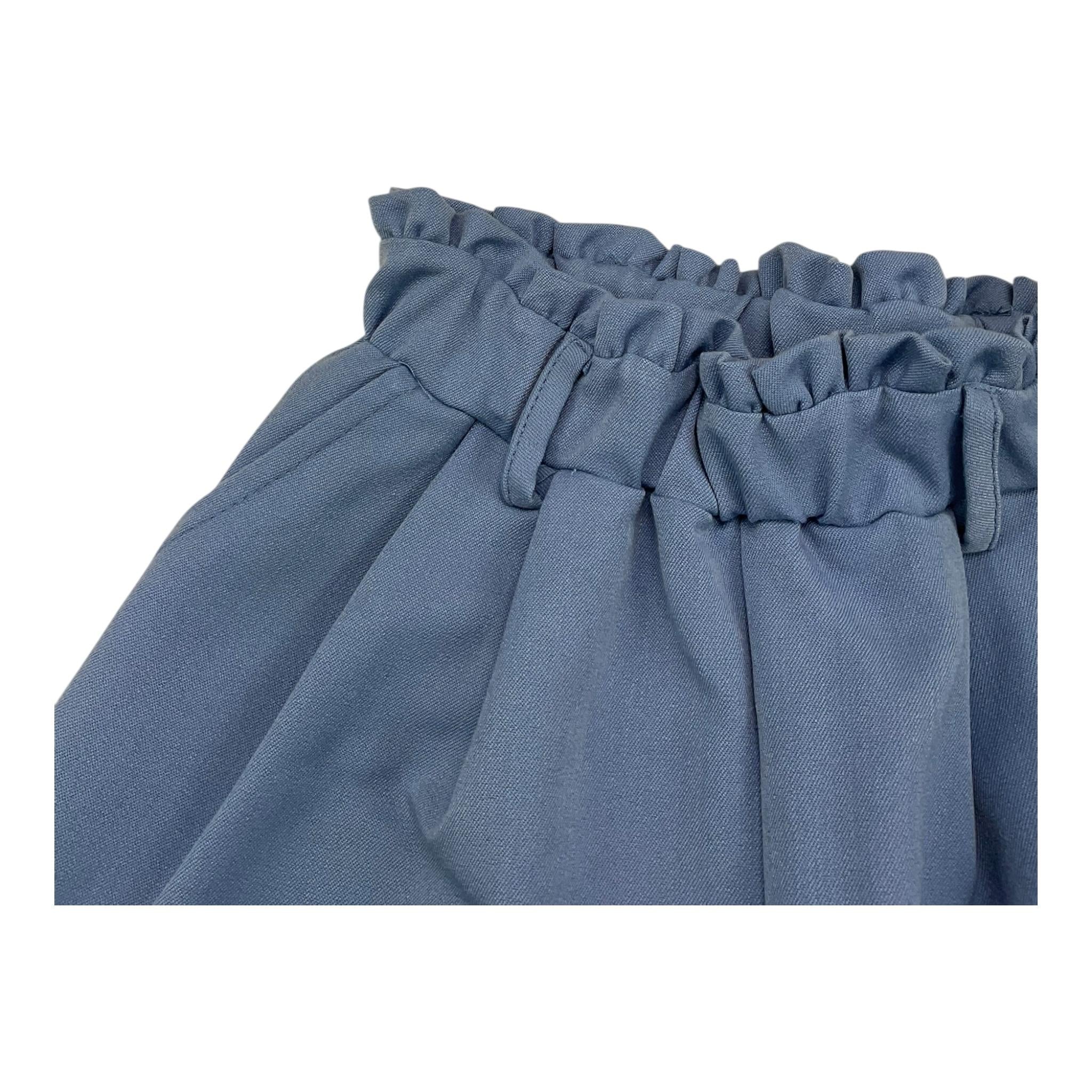 MAGIL pantalone tinta unita con elastico in vita Azzurro per Bambina GN25090 AZZURRO MAGIL 