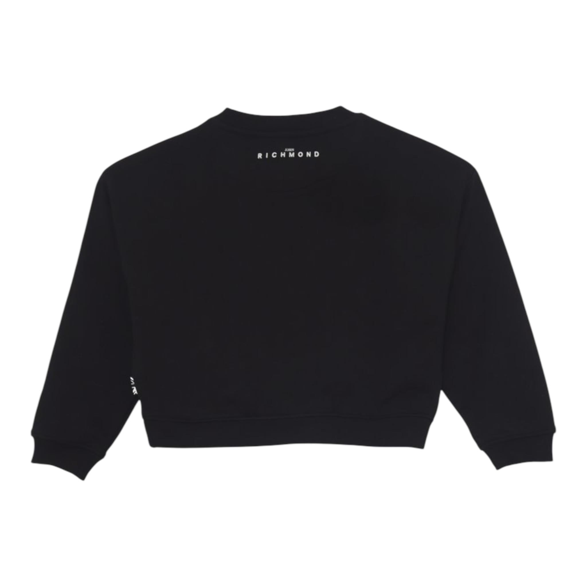 John Richmond Completo 2 Pezzi Felpa-Pantalone per Bambina RGA24124CF NERO JOHN RICHMOND 